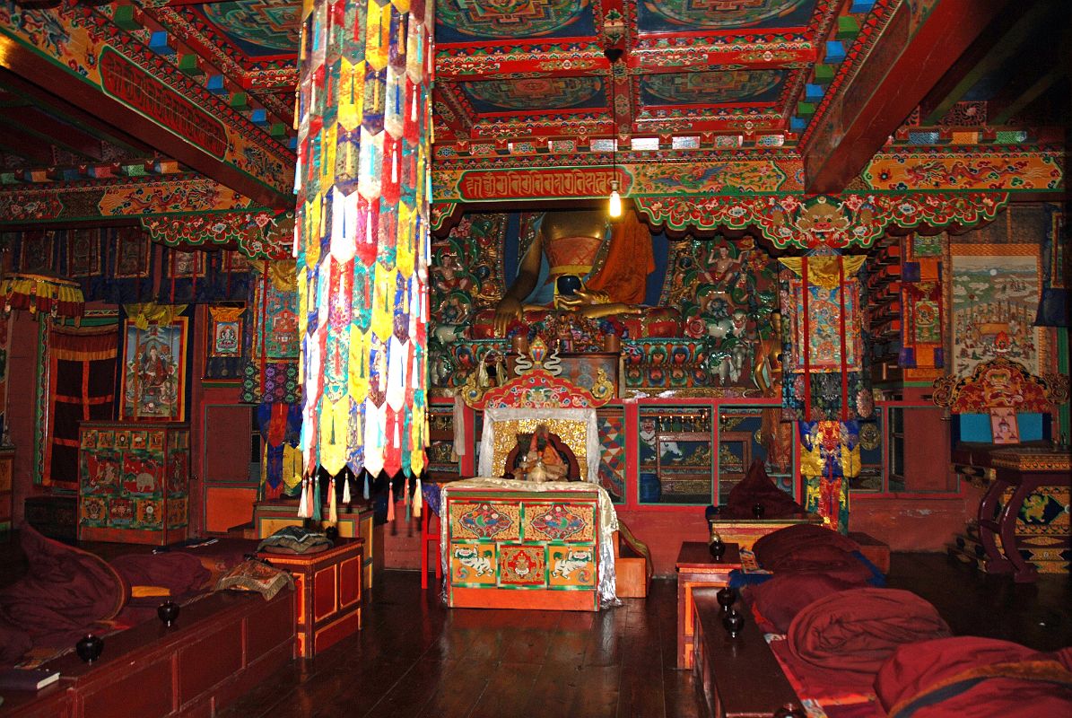 13 Altar In Dokhang Main Prayer Hall Of Tengboche Gompa